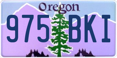 OR license plate 975BKI