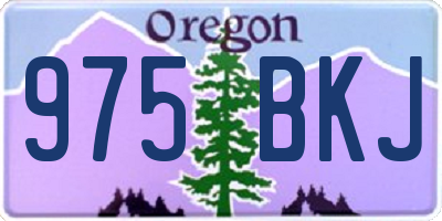 OR license plate 975BKJ