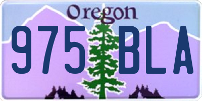 OR license plate 975BLA