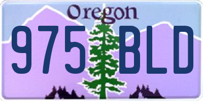 OR license plate 975BLD