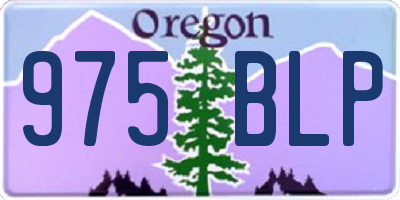 OR license plate 975BLP