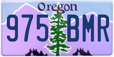 OR license plate 975BMR