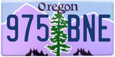 OR license plate 975BNE