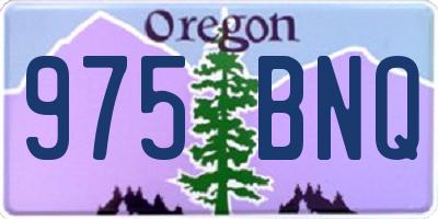 OR license plate 975BNQ