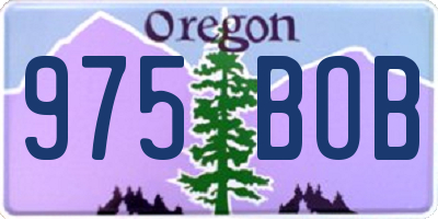OR license plate 975BOB