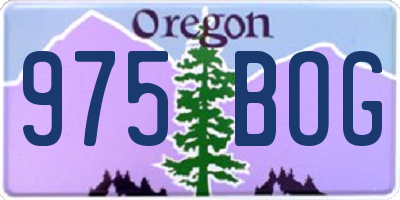 OR license plate 975BOG
