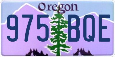 OR license plate 975BQE
