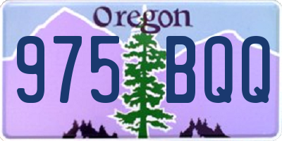 OR license plate 975BQQ