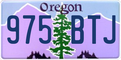 OR license plate 975BTJ