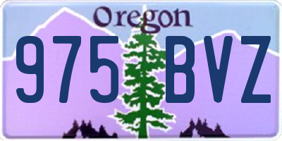 OR license plate 975BVZ