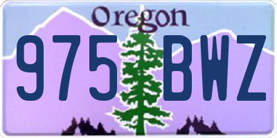 OR license plate 975BWZ