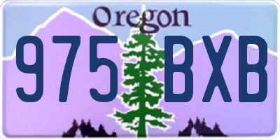 OR license plate 975BXB