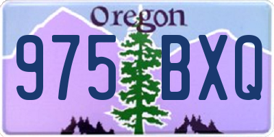 OR license plate 975BXQ