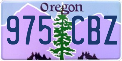 OR license plate 975CBZ