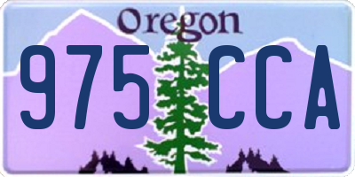 OR license plate 975CCA