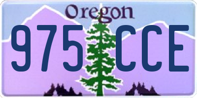 OR license plate 975CCE
