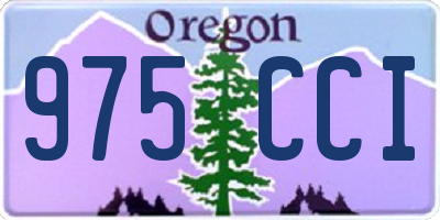 OR license plate 975CCI