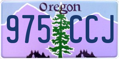 OR license plate 975CCJ
