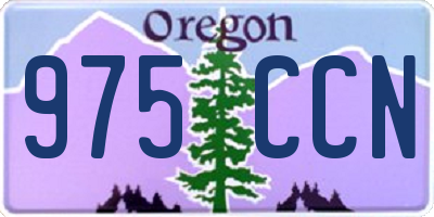 OR license plate 975CCN