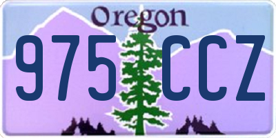 OR license plate 975CCZ