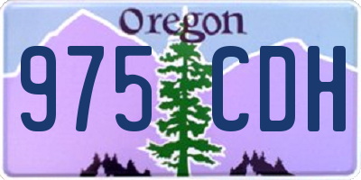 OR license plate 975CDH