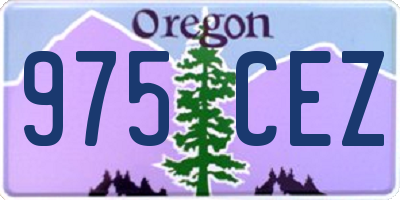 OR license plate 975CEZ