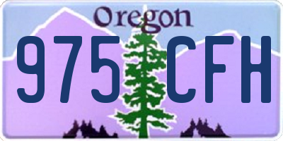 OR license plate 975CFH