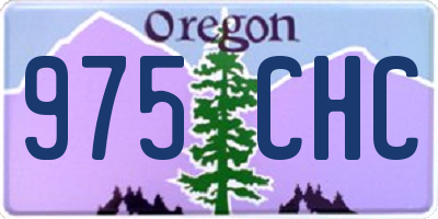 OR license plate 975CHC