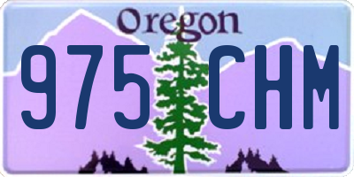 OR license plate 975CHM