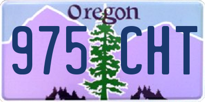 OR license plate 975CHT