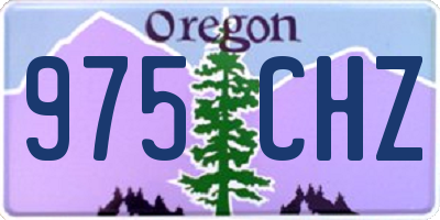 OR license plate 975CHZ
