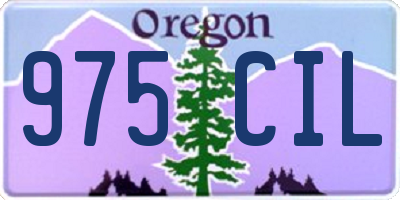 OR license plate 975CIL