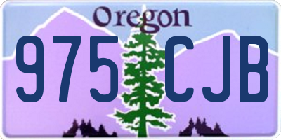 OR license plate 975CJB