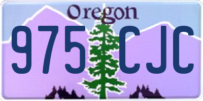 OR license plate 975CJC