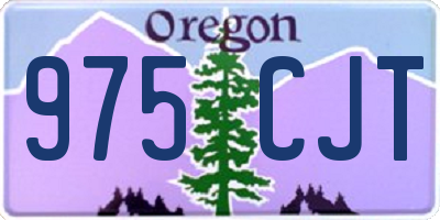 OR license plate 975CJT