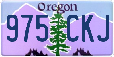 OR license plate 975CKJ