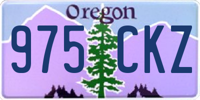 OR license plate 975CKZ