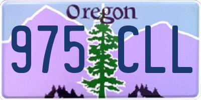 OR license plate 975CLL