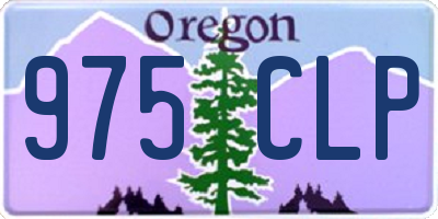 OR license plate 975CLP