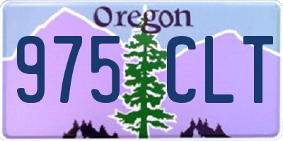 OR license plate 975CLT