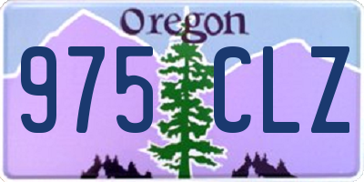 OR license plate 975CLZ