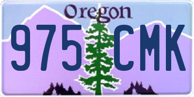 OR license plate 975CMK