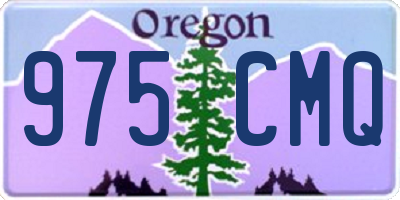 OR license plate 975CMQ