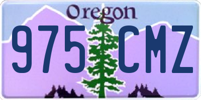 OR license plate 975CMZ