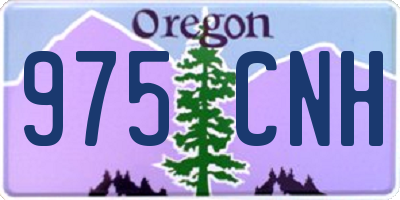 OR license plate 975CNH