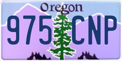 OR license plate 975CNP