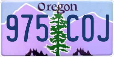 OR license plate 975COJ