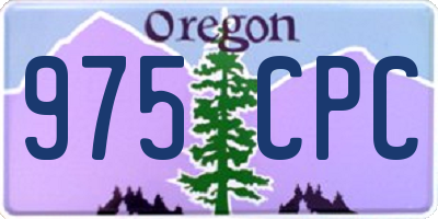 OR license plate 975CPC