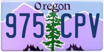 OR license plate 975CPV