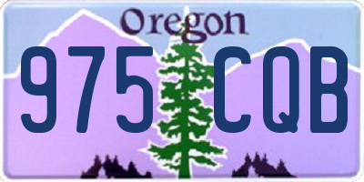 OR license plate 975CQB